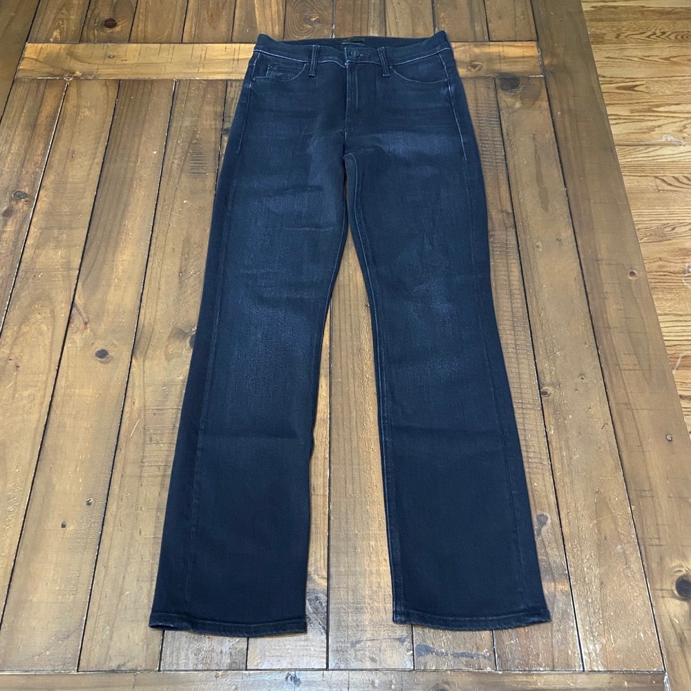 NWOT Mother The Mid Rise Dazzler Ankle Jeans Deep End Wash 27 1686-965 Charcoa